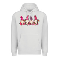 Dove Grey christmas gnomies Premium Hoodie - MaliasSmallBusiness
