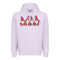 Lilac christmas gnomies Premium Hoodie - MaliasSmallBusiness
