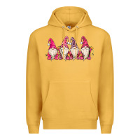 Mustard christmas gnomies Premium Hoodie - MaliasSmallBusiness
