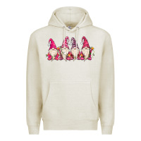 Oatmeal Heather christmas gnomies Premium Hoodie - MaliasSmallBusiness