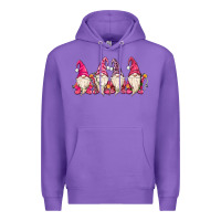 Purple christmas gnomies Premium Hoodie - MaliasSmallBusiness