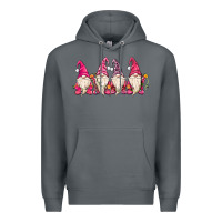Rock christmas gnomies Premium Hoodie - MaliasSmallBusiness