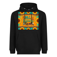 Black small business mama leopard turquoise aztec serape cowhide sunflowers Heavyweight Hoodie - Artiststas