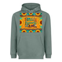 Sage small business mama leopard turquoise aztec serape cowhide sunflowers Heavyweight Hoodie - Artiststas