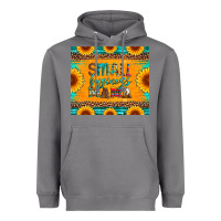 Small Business Mama Leopard Turquoise Aztec Serape Cowhide Sunflowers Heavyweight Hoodie | Teevron