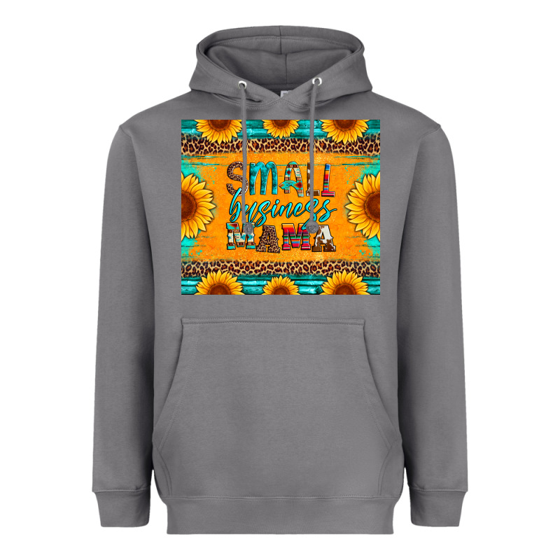 Small Business Mama Leopard Turquoise Aztec Serape Cowhide Sunflowers Heavyweight Hoodie by Artiststas | Teevron