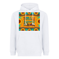 White small business mama leopard turquoise aztec serape cowhide sunflowers Heavyweight Hoodie - Artiststas