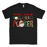 Black afro santa's favorite volleyball player for christ Classic Tee - FaDigitalArtStudio