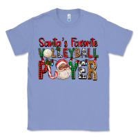 Colony Blue afro santa's favorite volleyball player for christ Classic Tee - FaDigitalArtStudio