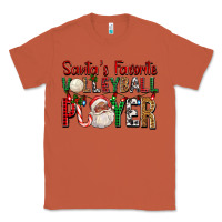 Copper afro santa's favorite volleyball player for christ Classic Tee - FaDigitalArtStudio