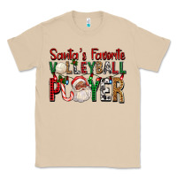 Mushroom afro santa's favorite volleyball player for christ Classic Tee - FaDigitalArtStudio