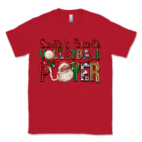 Red afro santa's favorite volleyball player for christ Classic Tee - FaDigitalArtStudio