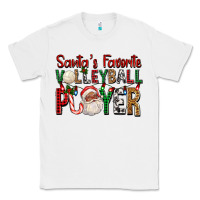 White afro santa's favorite volleyball player for christ Classic Tee - FaDigitalArtStudio