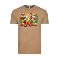 Vintage Coffee merry christmas wine glasses Vintage Tee - Zillion Design Studio