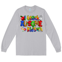 Moon Dust i teach ausome kids autism teacher Long Sleeve Tee - Zillion Design Studio