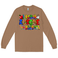 Toasted Coconut i teach ausome kids autism teacher Long Sleeve Tee - Zillion Design Studio