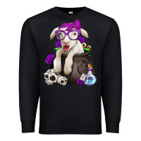 Black funny halloween lamb Premium Sweatshirt - Jasminsmagicworld
