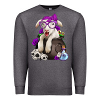 Charcoal Heather funny halloween lamb Premium Sweatshirt - Jasminsmagicworld