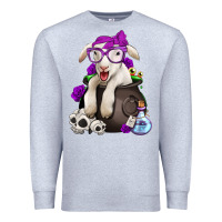 Heather Grey funny halloween lamb Premium Sweatshirt - Jasminsmagicworld