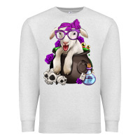 Oatmeal Heather funny halloween lamb Premium Sweatshirt - Jasminsmagicworld