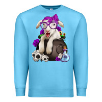 Ocean Blue funny halloween lamb Premium Sweatshirt - Jasminsmagicworld