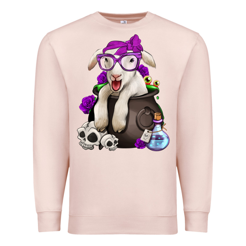 Funny Halloween Lamb Premium Sweatshirt by Jasminsmagicworld | Teevron