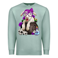 Seafoam funny halloween lamb Premium Sweatshirt - Jasminsmagicworld