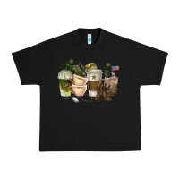 Black coffee cups army Urban Heavy Tee - texasbilliewilder