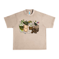French Oak coffee cups army Urban Heavy Tee - texasbilliewilder