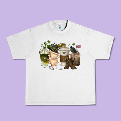 Urban Heavy Tee coffee cups army