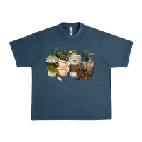Midnight Navy coffee cups army Urban Heavy Tee - texasbilliewilder