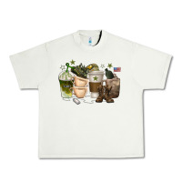 Pistachio coffee cups army Urban Heavy Tee - texasbilliewilder