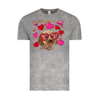 Cloud Rock Valentine's day cockapoo Vintage Tee - RanaPortraitStore