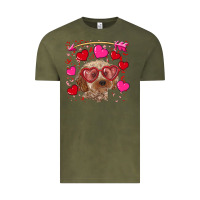 Vintage Olive Valentine's day cockapoo Vintage Tee - RanaPortraitStore