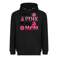 Black i wear pink for my mom sunlower and pumpkin Heavyweight Hoodie - AdoDesignShop