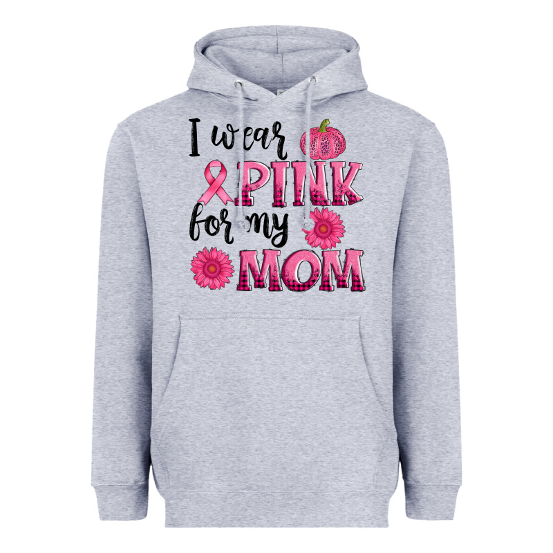 I Wear Pink For My Mom Sunlower And Pumpkin Heavyweight Hoodie by AdoDesignShop | Teevron