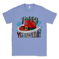 Colony Blue happy yeehawliday Classic Tee - CowhideDigitalArt