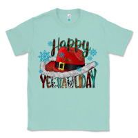 Seafoam happy yeehawliday Classic Tee - CowhideDigitalArt