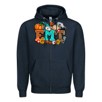 Navy emt with fall Zipper Hoodie - AdoDesignShop