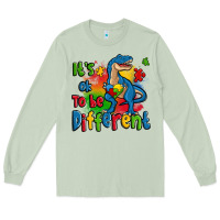 Matcha it's ok to be different autism trex Long Sleeve Tee - Zillion Design Studio