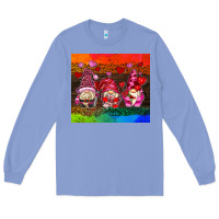 Colony Blue valentines day gnome Long Sleeve Tee - AdoDesignShop
