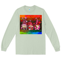 Matcha valentines day gnome Long Sleeve Tee - AdoDesignShop