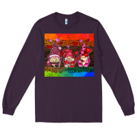 Plum valentines day gnome Long Sleeve Tee - AdoDesignShop