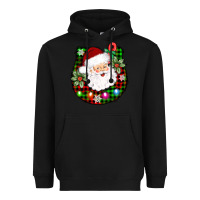 Black horseshoe santa Heavyweight Hoodie - AdoDesignShop