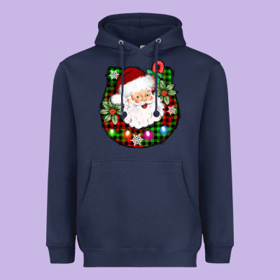 Horseshoe Santa Heavyweight Hoodie Designed By Adodesignshop