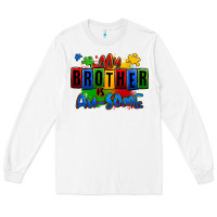 My Brother Is Ausome Autism Long Sleeve Tee | Teevron