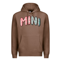 Chestnut mini christmas plaid Premium Hoodie - MaliasSmallBusiness