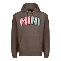 Coffee mini christmas plaid Premium Hoodie - MaliasSmallBusiness