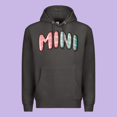 Mini Christmas Plaid Premium Hoodie Designed By Maliassmallbusiness