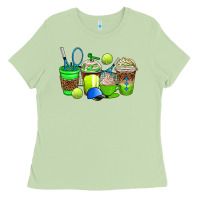 Matcha tennis coffee cups Ladies Tee - AdoDesignShop